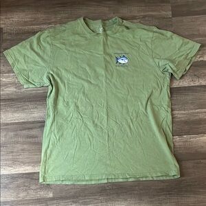 Southern Tide Green T-Shirt with Fish Logo